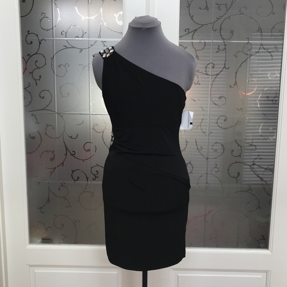 NWT- RUBY ROX -M- little black cocktail dress - Picture 4 of 8
